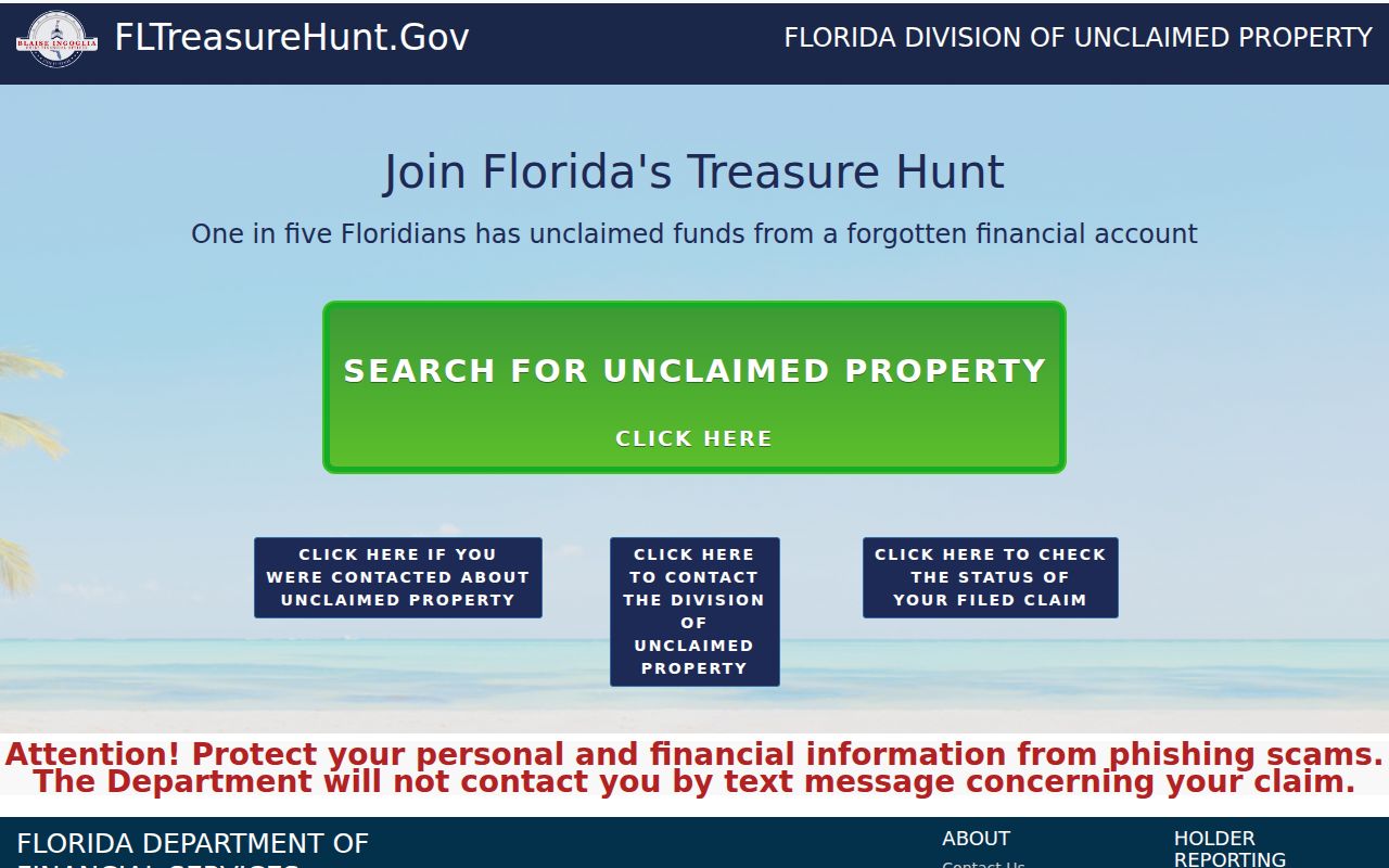 Ocoee neighbors Florida unclaimed property official search